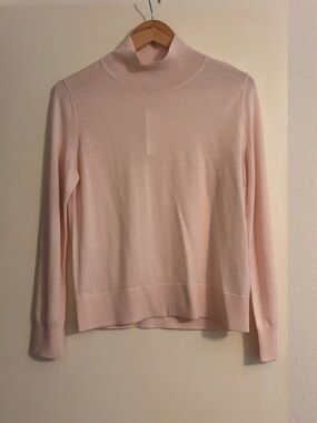 Banana Republic Pale Pink Mock Neck Sweater